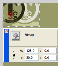 Property inspector used to place an image.