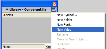 Adding a video object